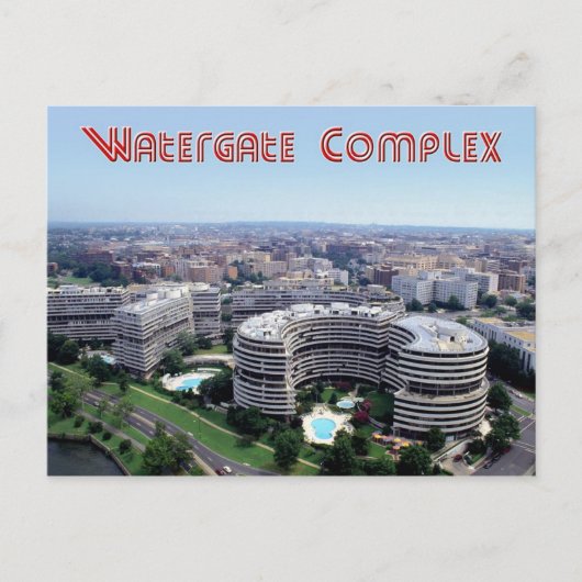 Watergate Hotel and Complex, Washington, D.C. Postkarte (Vorderseite)