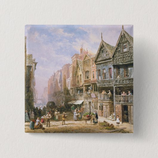 Watergate-Straße, blickend in Richtung Eastgate Button (Vorderseite)