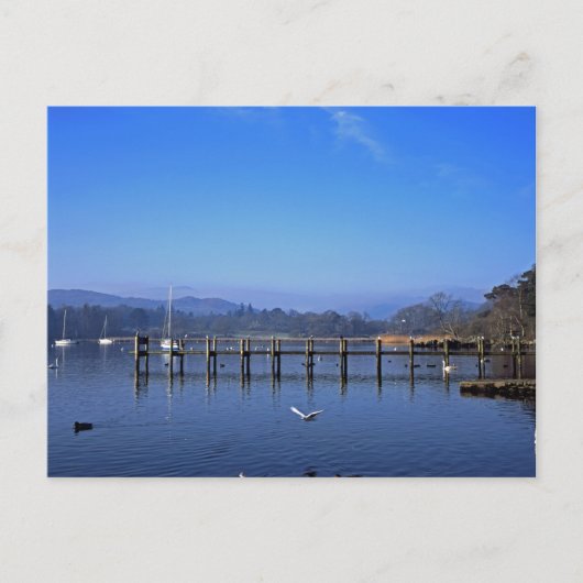 Waterhead Ambleside England Postkarte (Vorderseite)