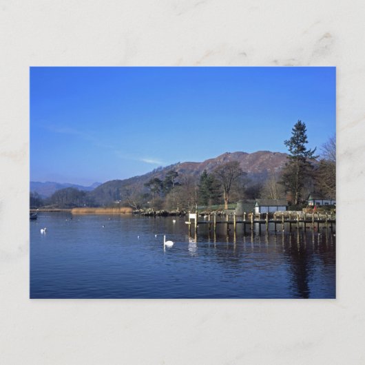 Waterhead Ambleside England Postkarte (Vorderseite)