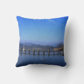 Waterhead Ambleside England Postkarte Kissen (Rückseite)