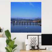 Waterhead Ambleside England Postkartenkissen Poster (Heimbüro)