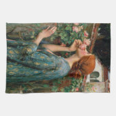 Waterhouse das Soul des Rosen-Küchen-Tuches Handtuch (Horizontal)