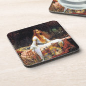 Waterhouse die Dame von Shalott Untersetzer (Linke Seite)