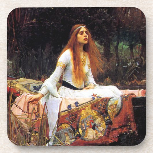 Waterhouse die Dame von Shalott Untersetzer (Vorderseite)