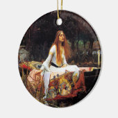 Waterhouse die Dame von Shalott Verzierung Keramikornament (Links)