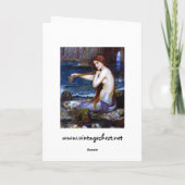 Waterhouse: Die Meerjungfrau Karte (Rückseite)