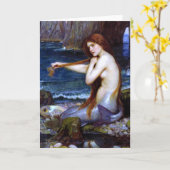 Waterhouse: Die Meerjungfrau Karte (Gelbe Blume)