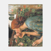 Waterhouse: Geruch der Rosen Fleecedecke (Vorderseite)