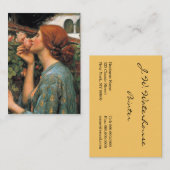 Waterhouse: Geruch der Rosen Visitenkarte (Vorne/Hinten)
