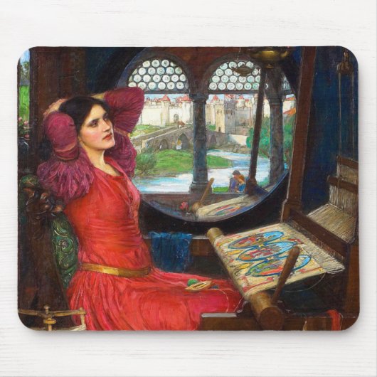 Waterhouse I Am Half-Sick of Shadows Mousepad (Vorne)