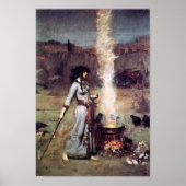 Waterhouse Magic Circle Poster vor Raphaelite (Vorne)