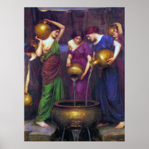 Waterhouse Malerei The Danaïdes Poster
