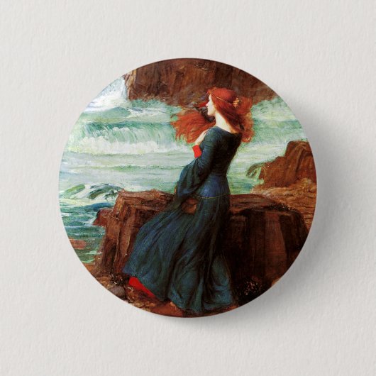 Waterhouse Miranda der Sturm-Knopf Button (Vorderseite)