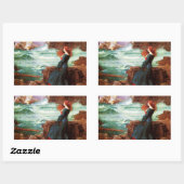 Waterhouse Miranda die Sturm-Aufkleber Rechteckiger Aufkleber (Blatt)