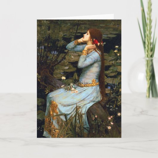 Waterhouse-Ophelia-Gruß-Karte Karte (Vorderseite)