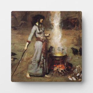 Waterhouse The Magic Circle Plaque Fotoplatte