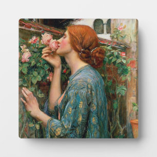 Waterhouse The Soul of the Rose Plakette Fotoplatte