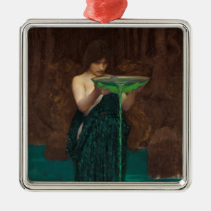 WaterhousePre-Raphaelite Circe Invidiosa Silbernes Ornament