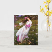 WaterhouseWindflowers Karte (Gelbe Blume)