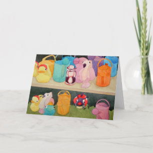 Watering Cans at Forget me Not Farm Karte