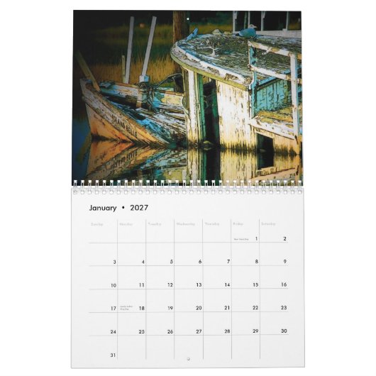 WATERLAND: Kalender des Chesapeake-2010 (Jan 2027)
