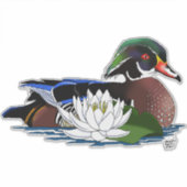 Waterlilie Aufkleber (Vorderseite)