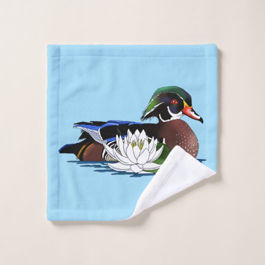 Waterlilie Badhandtuch Set (Waschlappen)