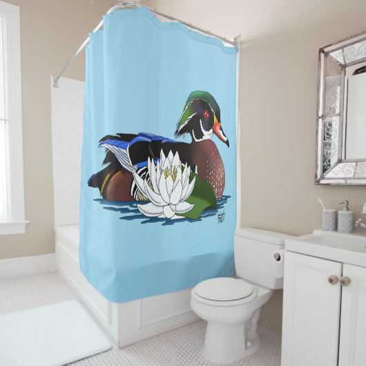 Waterlilie Duschvorhang (Beispiel)