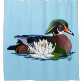 Waterlilie Duschvorhang (Vorderseite)