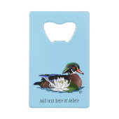 Waterlilie Geldbeutel Flaschenöffner (Rückseite)