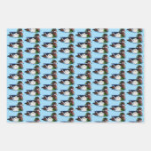 Waterlilie Geschenkpapier Set (Vorderseite 3)