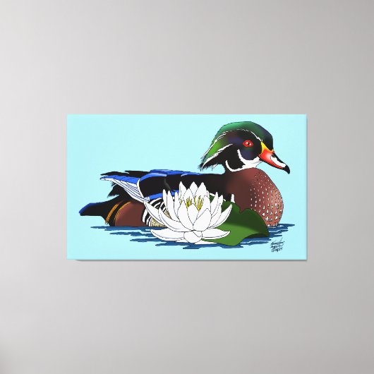 Waterlilie Leinwanddruck (Vorderseite)