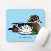 Waterlilie Mousepad (Mit Mouse)