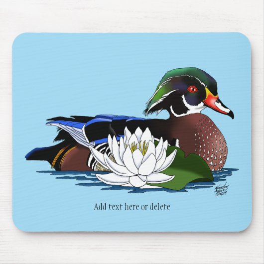 Waterlilie Mousepad (Vorne)