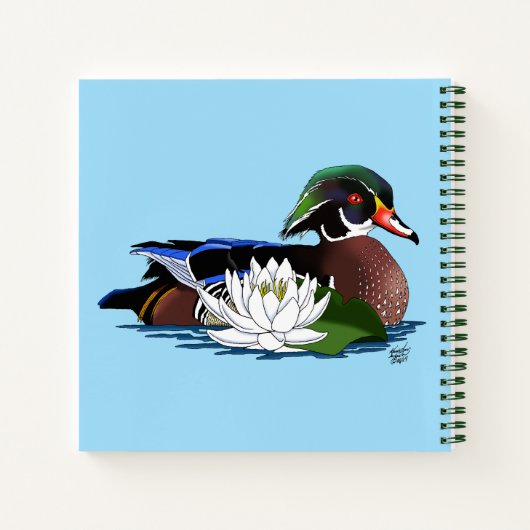 Waterlilie Notizblock (Rückseite)