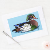 Waterlilie Rechteckiger Aufkleber (Umschlag)