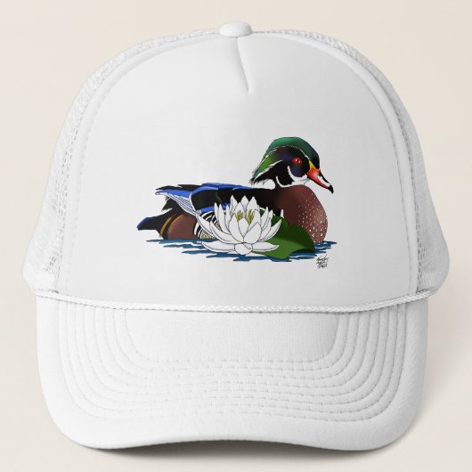 Waterlilie Truckerkappe (Vorderseite)