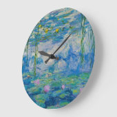 Waterlilies, 1916-1919 by Claude Monet Große Wanduhr (Winkel)