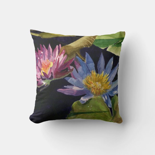 Waterlillies Kissen (Vorderseite)
