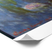 Waterlillies von Claude Monet Poster (Ecke)