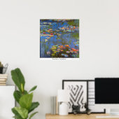 Waterlillies von Claude Monet Poster (Heimbüro)