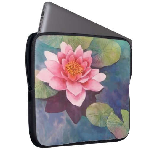 Waterlily Laptopschutzhülle (Vorne Rechts)