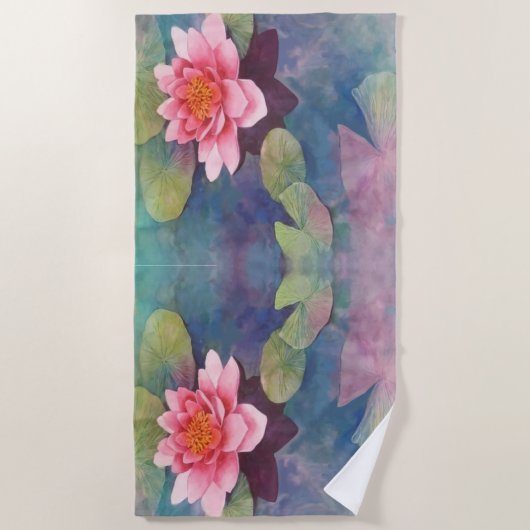 Waterlily Strandtuch (Vorderseite)