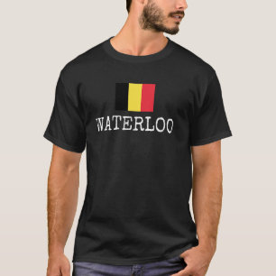 Waterloo Belgien Urlaub Belgier Souvenir Frauen T-Shirt