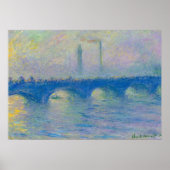 Waterloo Bridge, Fog Effect, 1899-1904 by Monet Poster (Vorne)