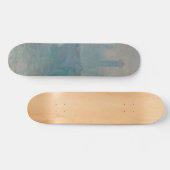 Waterloo Bridge Gray Weather Monet Malerei Skateboard (Horizontal)