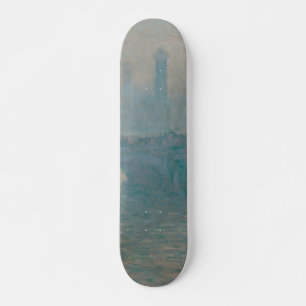 Waterloo Bridge Gray Weather Monet Malerei Skateboard