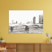 Waterloo Bridge London. 31/10/2006 Leinwanddruck (Insitu (Wohnzimmer))