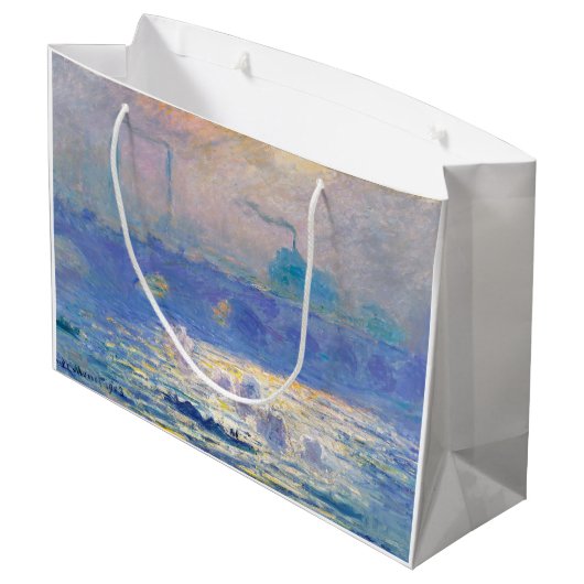 Waterloo Bridge (London), Monet Große Geschenktüte (Rückseite Schrägansicht)